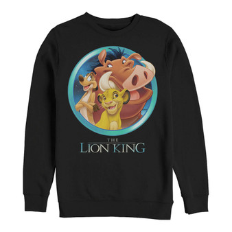 Disney Men's Lion King Best Friends, Crewneck Fleece