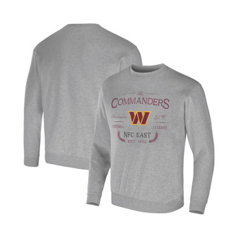 Men's NFL x Darius Rucker Collection by Heather Gray Washington Commanders Pullover Sweatshirt