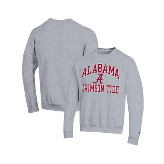 Men's Heather Gray Alabama Crimson Tide High Motor Pullover Sweatshirt
