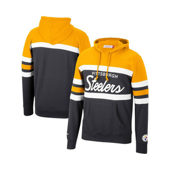 Men's Gold, Black Pittsburgh Steelers Head Coach Pullover Hoodie