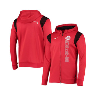 Men's Ohio State Buckeyes 2021 Sideline Performance Full-Zip Hoodie