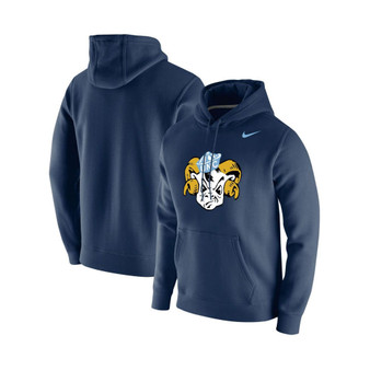 Men's Navy North Carolina Tar Heels Vintage-Like School Logo Pullover Hoodie
