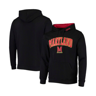 Men's Black Maryland Terrapins Arch Logo 3.0 Pullover Hoodie