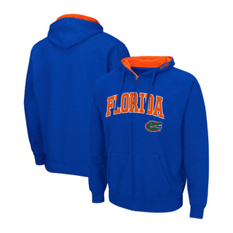 Men's Royal Florida Gators Arch Logo 3.0 Full-Zip Hoodie