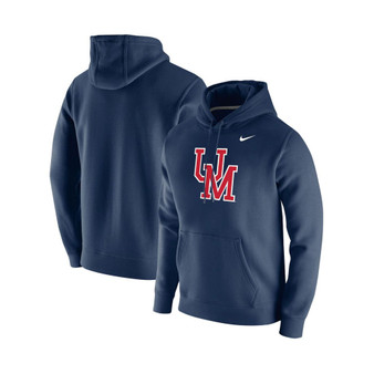 Men's Navy Ole Miss Rebels Vintage-Like School Logo Pullover Hoodie