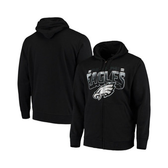 Men's Black Philadelphia Eagles Perfect Season Full-Zip Hoodie