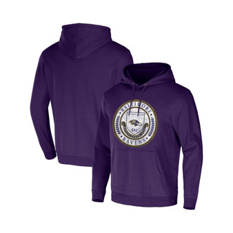 Men's NFL x Darius Rucker Collection by Purple Baltimore Ravens Washed Pullover Hoodie