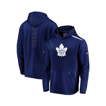 Men's Branded Blue Toronto Maple Leafs Authentic Pro Rinkside Pullover Hoodie