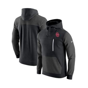 Men's Black Oklahoma Sooners AV-15 2.0 Pullover Hoodie
