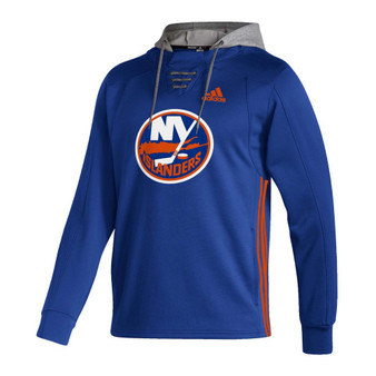Men's Royal New York Islanders Skate Lace Aeroready Pullover Hoodie