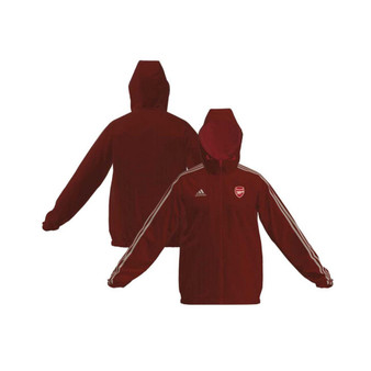 Men's Red Arsenal 2023/24 DNA Raglan Full-Zip Windbreaker