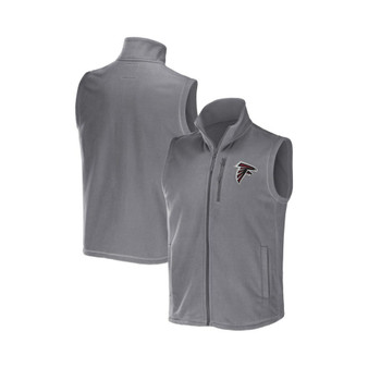 Men's NFL x Darius Rucker Collection by Gray Atlanta Falcons Polar Fleece Full-Zip Vest
