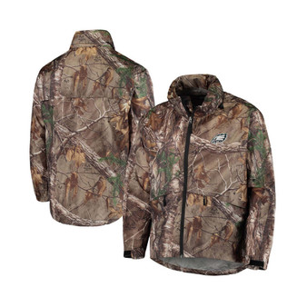 Men's Realtree Camo Philadelphia Eagles Sportsman Waterproof Packable Full-Zip Jacket