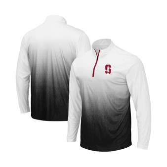 Men's Gray Stanford Cardinal Magic Team Logo Quarter-Zip Jacket