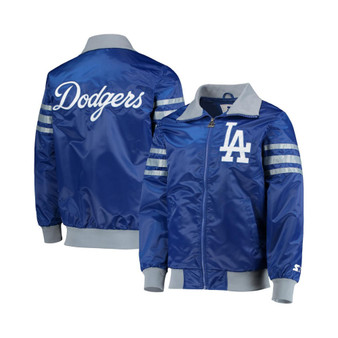 Men's Royal Los Angeles Dodgers The Captain II Full-Zip Varsity Jacket