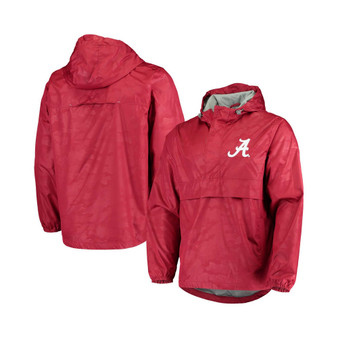 Men's Crimson Alabama Crimson Tide High Impact Hoodie Half-Zip Jacket