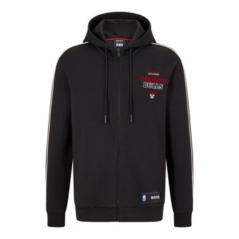 BOSS x NBA Men's Chicago Bulls Zip-Up Hoodie