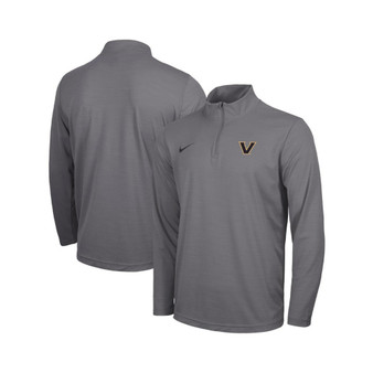 Men's Gray Vanderbilt Commodores Intensity Performance Quarter-Zip Jacket