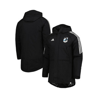 Men's Black Minnesota United FC Stadium Parka Raglan Full-Zip Hoodie Jacket