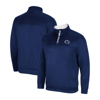 Men's Navy Penn State Nittany Lions No Tomorrow Quarter-Zip Jacket