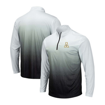 Men's Gray Appalachian State Mountaineers Magic Team Logo Quarter-Zip Jacket
