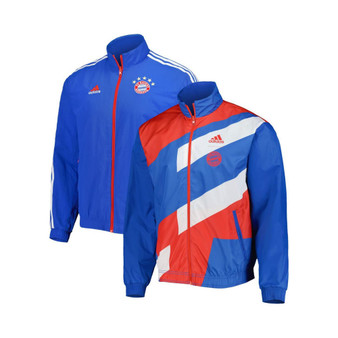 Men's Blue Bayern Munich Team Logo Anthem Full-Zip Jacket