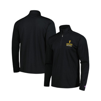 Men's Black Arizona State Sun Devils Textured Quarter-Zip Jacket