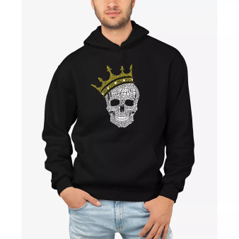Men's Brooklyn Crown Word Art Hooded Sweatshirt