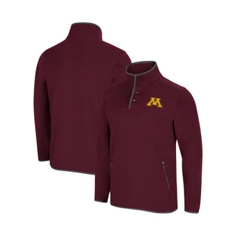 Men's Maroon Minnesota Golden Gophers Rebound Snap Pullover Jacket