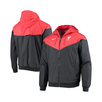 Men's Black Liverpool Windrunner Full-Zip Jacket