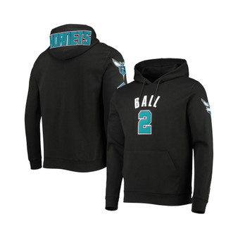 Men's LaMelo Ball Black Charlotte Hornets Team Player Pullover Hoodie