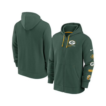 Men's Green Green Bay Packers Surrey Full-Zip Hoodie