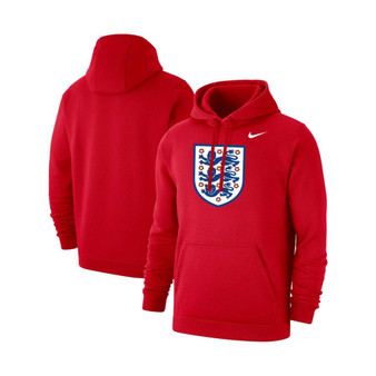 Men's Red England National Team Club Primary Pullover Hoodie