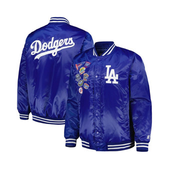Men's Royal Los Angeles Dodgers Patch Full-Snap Jacket