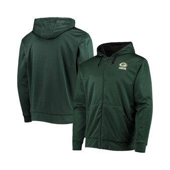 Men's Green and Black Green Bay Packers Apprentice Full-Zip Hoodie