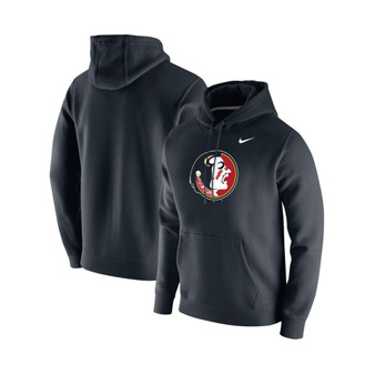 Men's Black Florida State Seminoles Vintage-Inspired School Logo Pullover Hoodie