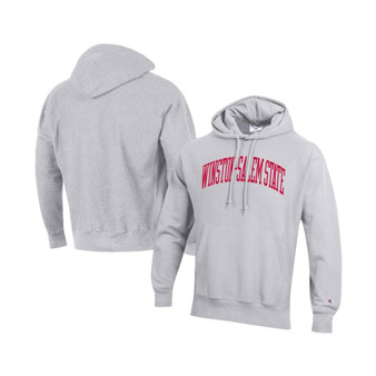 Men's Gray Winston-Salem State Rams Tall Arch Pullover Hoodie