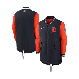 Men's Navy Detroit Tigers Dugout Performance Full-Zip Jacket