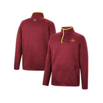 Men's Cardinal Iowa State Cyclones Rebound Quarter-Snap Jacket