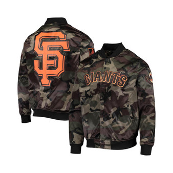 Men's Camo San Francisco Giants Satin Full-Snap Jacket