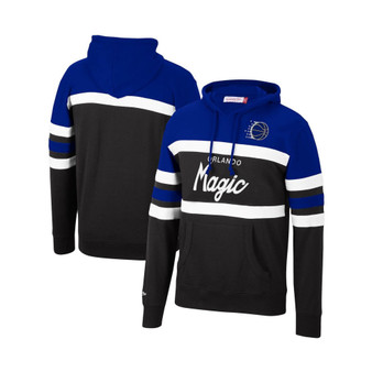 Men's Royal, Black Orlando Magic Head Coach Pullover Hoodie