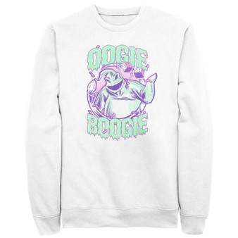 Men's Nightmare Before Christmas Oogie Boogie Crew Fleece Pullover