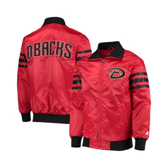 Men's Red Arizona Diamondbacks The Captain II Full-Zip Varsity Jacket