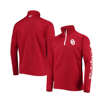 Oklahoma Sooners Terminal Tackle Fleece Raglan Omni-Shade Quarter-Zip Jacket