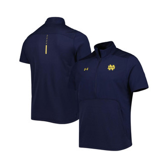 Men's Navy Notre Dame Fighting Irish Motivate 2.0 Half-Zip Jacket