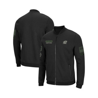 Men's Black Cent. Michigan Chippewas OHT Military-Inspired Appreciation High-Speed Bomber Full-Zip Jacket