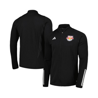 Men's Black New York Red Bulls 2023 On-Field AEROREADY Full-Zip Training Top