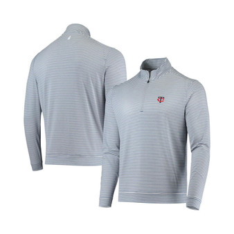 Men's Navy Minnesota Twins Turn Quarter-Zip Jacket
