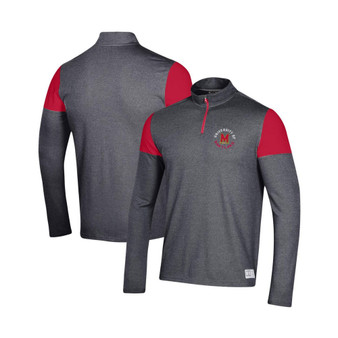 Men's Black Maryland Terrapins Gameday Tri-Blend Quarter-Zip Jacket