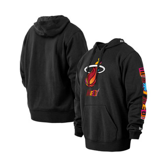 Men's Black Miami Heat 2022/23 City Edition Big and Tall Pullover Hoodie